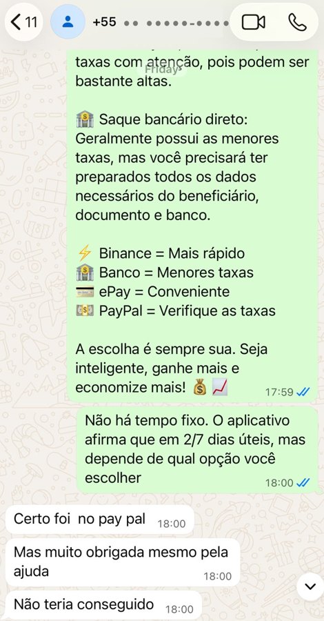 Ni siquiera era una de nuestras streamers. Preguntó cómo retirar su dinero y la guiamos paso a paso.